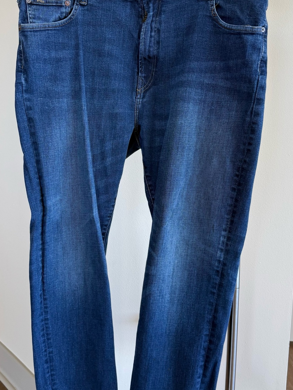 Men’s Polo by Ralph Lauren Light Blue Denim Interior Label Detail jeans